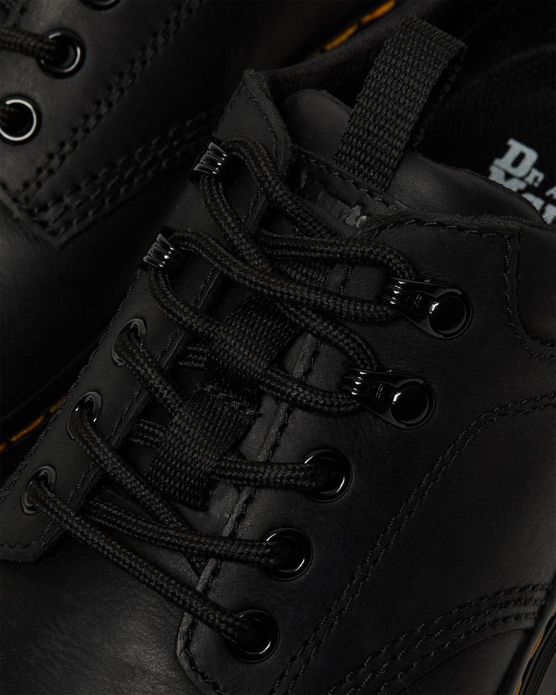 Dr Martens Reeder Wyoming Lær Fritidssko Herre Svarte | Norge 327BEX